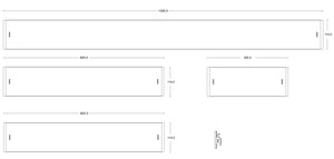 JCC JC080263 Skytile Surface Mount Box 1200 x 600 IP20 White