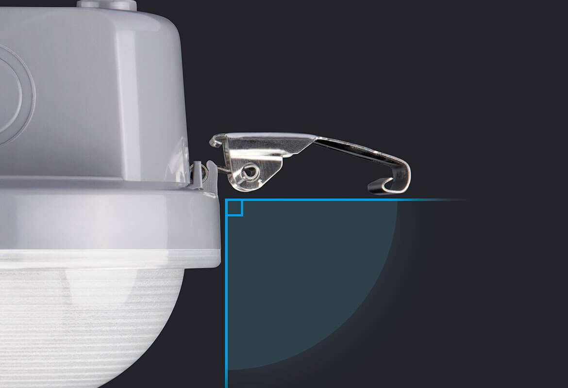 JCC Lighting JC180014 ToughLED™ Pro 1200mm 4ft Single 22W IP66 4000K MW Dim EM WOP
