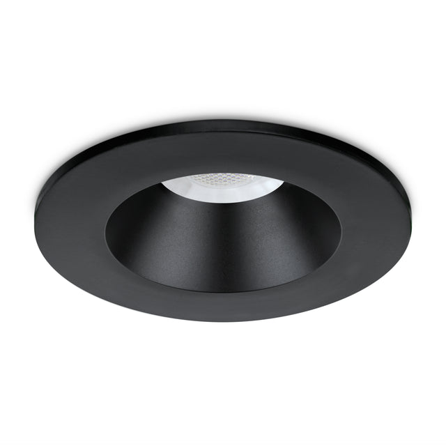 JCC Lighting JC1019/BLK V50™ Pro Anti-glare Fire-rated LED Downlight 6W IP65 3000/4000K BLK