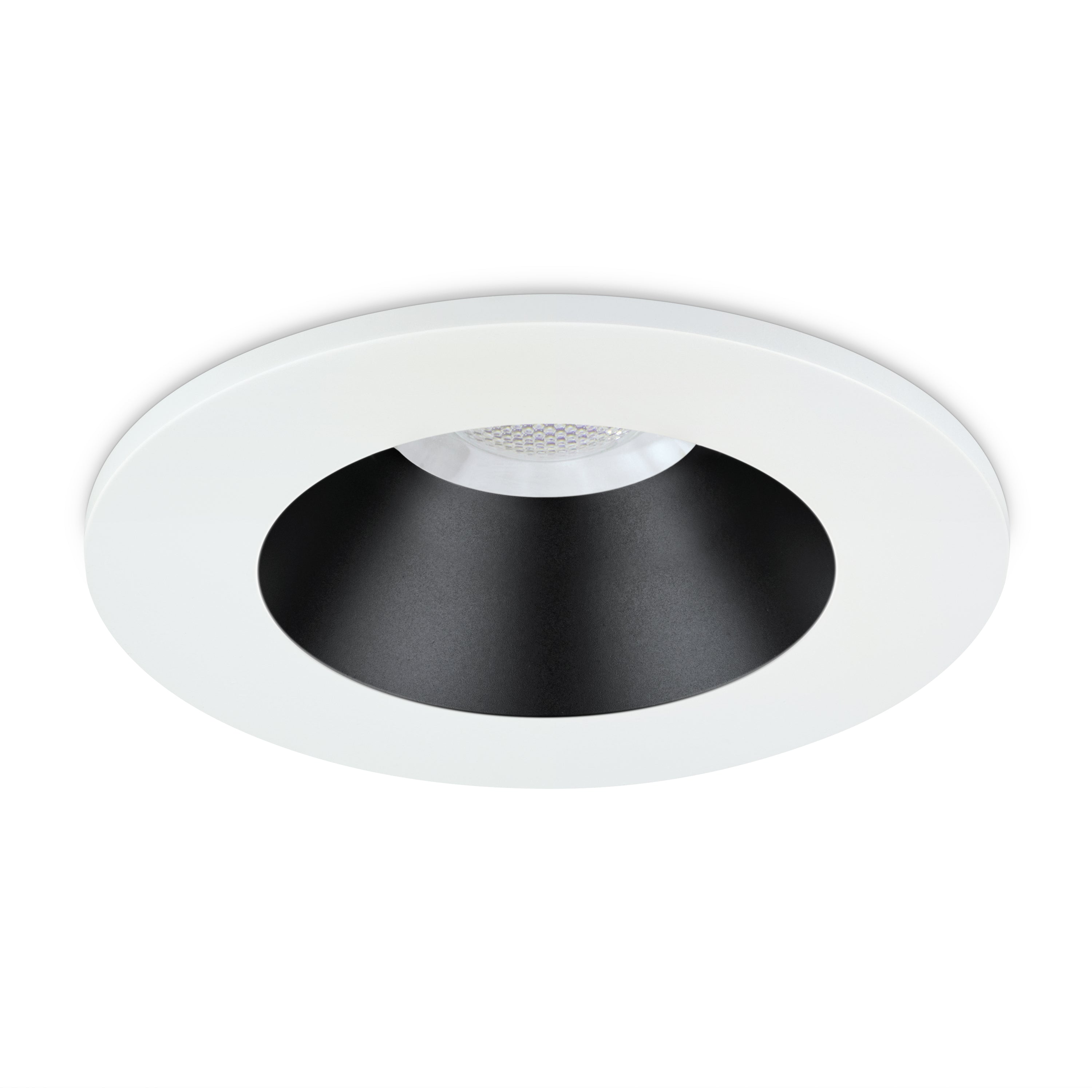 JCC Lighting JC1019/WHBLKDALI V50 Pro Anti-glare Fire-rated LED Downlight 6W IP65 3000K/4000K White/Black DALI
