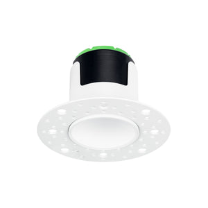 JCC Lighting JC1020WH V50 Pro Plaster-in Fire-rated Downlight 6.2W IP65 3000/4000K White