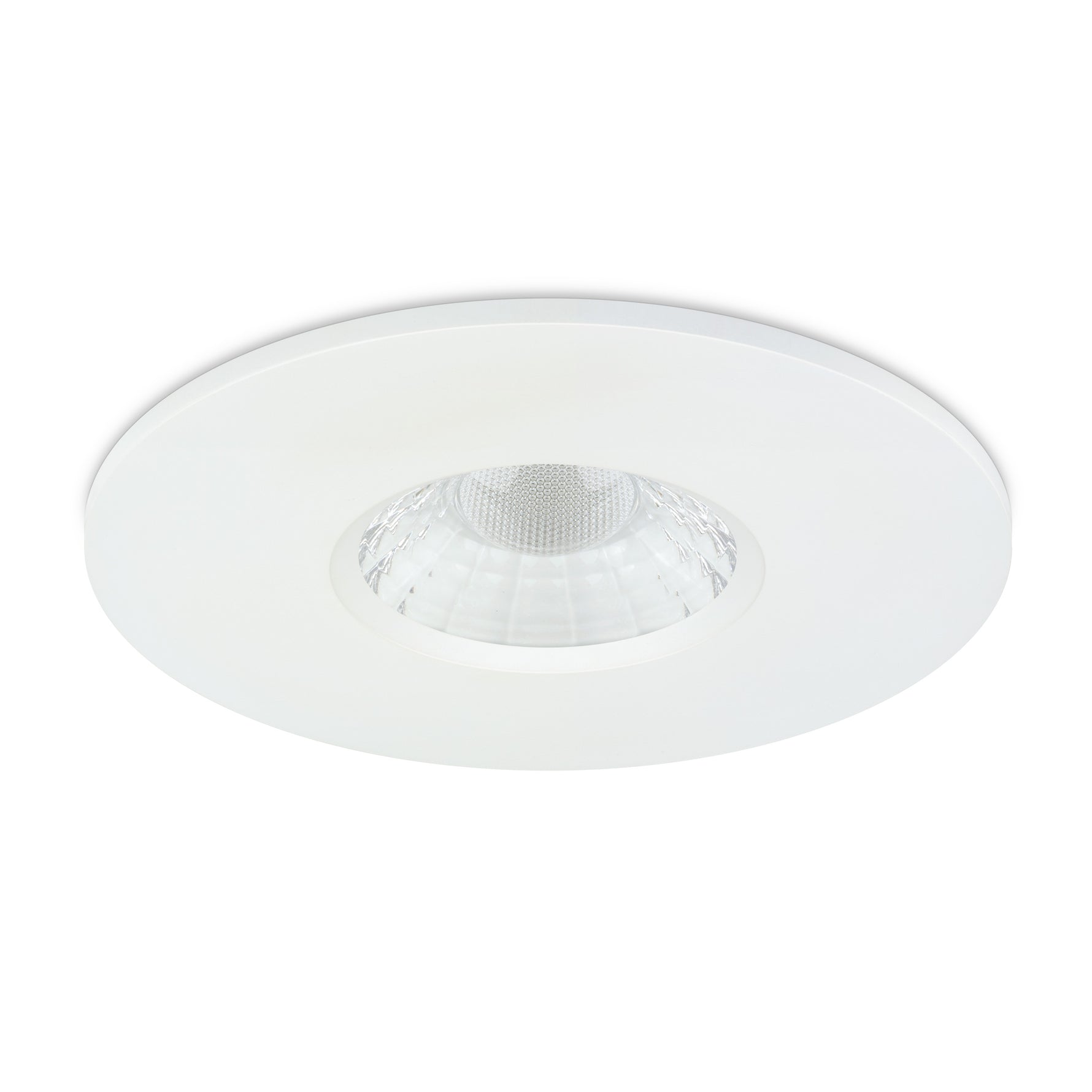 JCC Lighting JC1013/WH V50™ Pro Retrofit 100mm Fire-rated LED Downlight 6W IP65 3000/4000K White