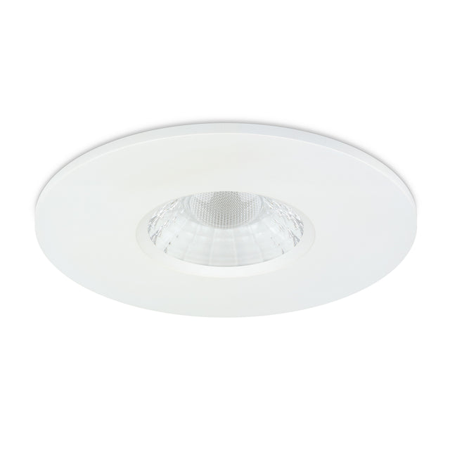 JCC Lighting JC1013/WH V50™ Pro Retrofit 100mm Fire-rated LED Downlight 6W IP65 3000/4000K White