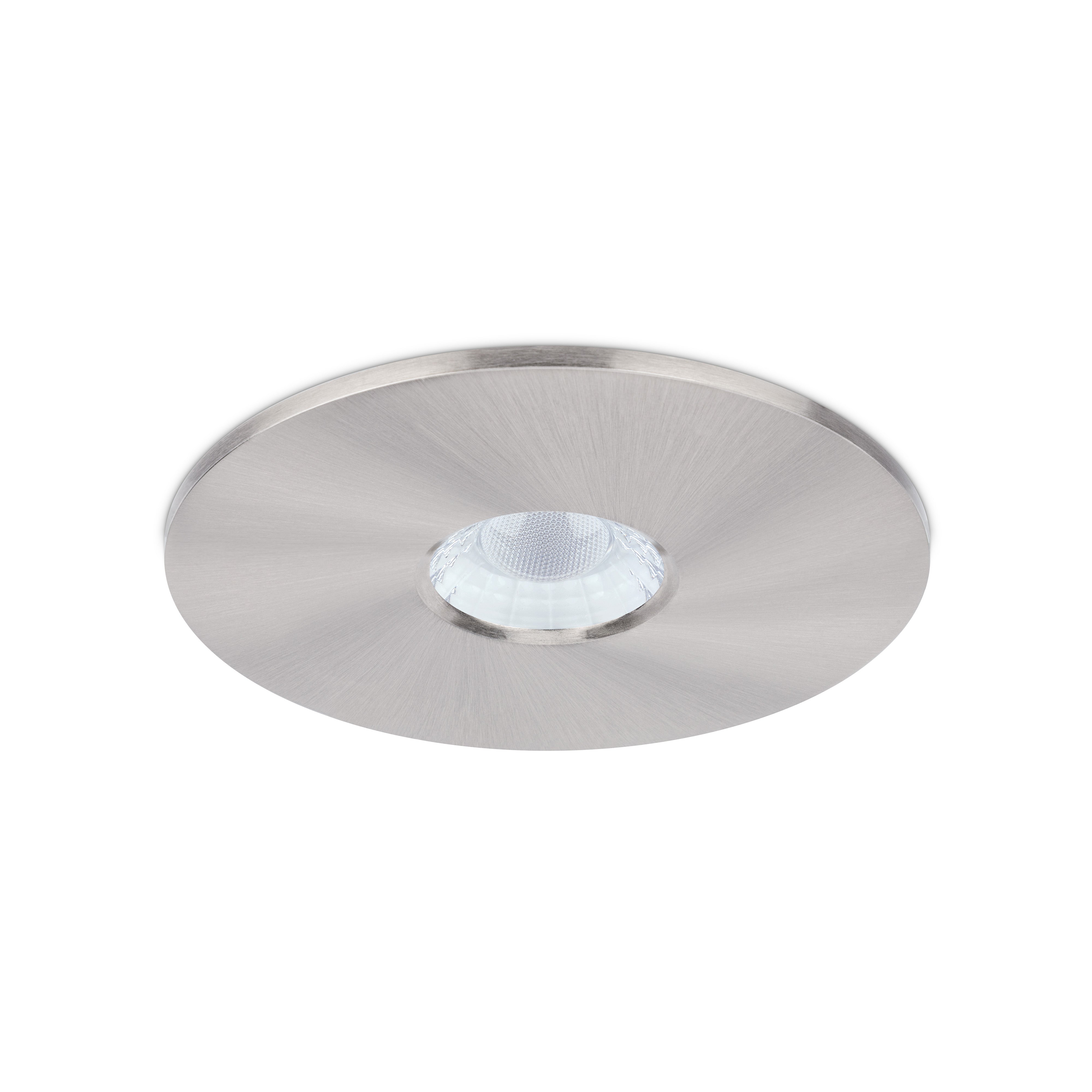 JCC JC1015/BN V50™ Pro 135mm Fire-rated LED Downlight 6W 3000/4000K IP65 Brushed Nickel