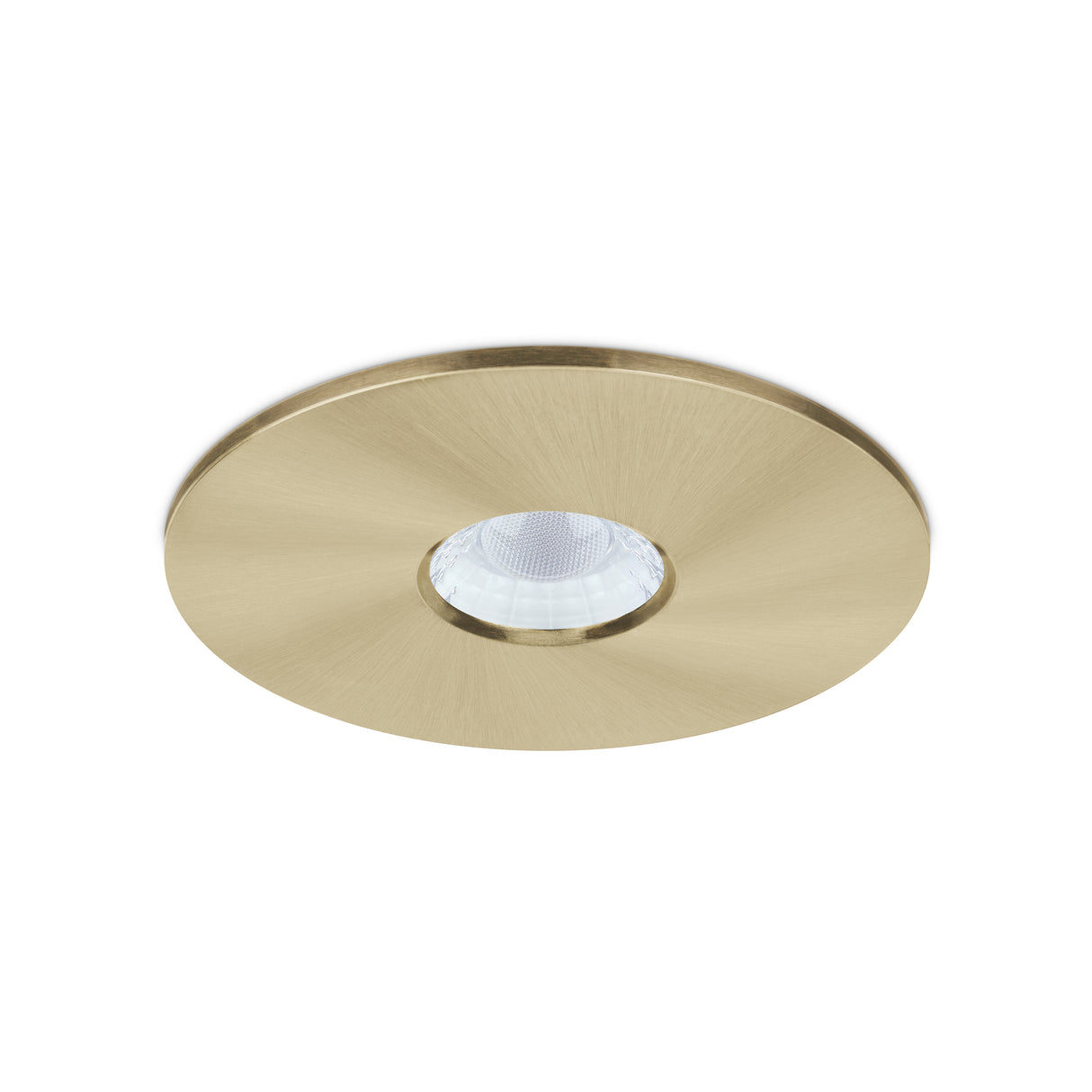 JCC JC1015/BR V50™ Pro 135mm Fire-rated LED Downlight 6W 3000/4000K IP65 Brushed Brass