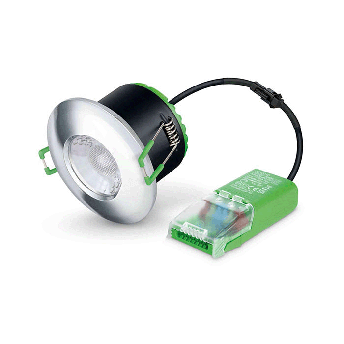 JCC Lighting JC1001/CH V50 Fire-rated LED downlight 6W 700lm IP65 CH