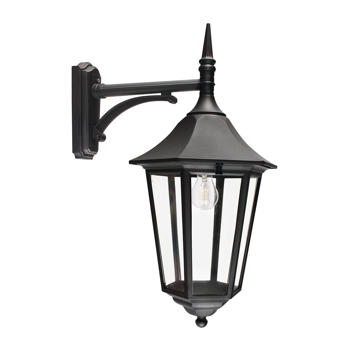 Norlys Valencia Grande 1 Light Down Lantern VG2-BLACK