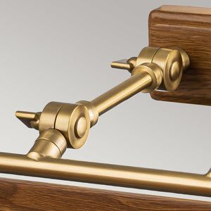 Elstead Lighting Winchfield 4lt Large Picture Light WINCHFIELD-PLL-AB-OAK