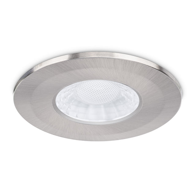 JCC Lighting JC1107/BN X50 Fire rated downlight Bezel Aluminium Brushed Nickel