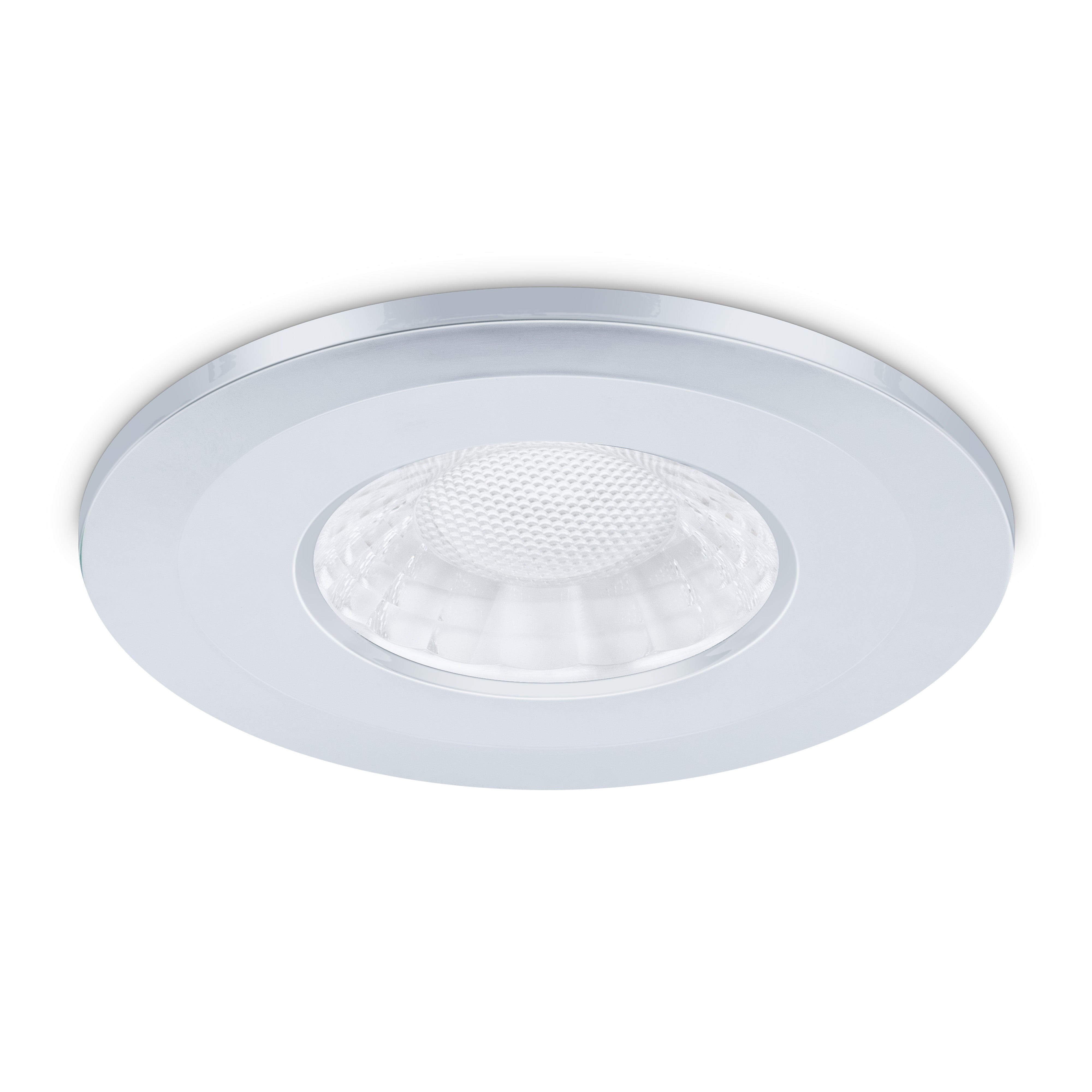 JCC Lighting JC1107/CH X50 Fire rated downlight Bezel Aluminium Chrome