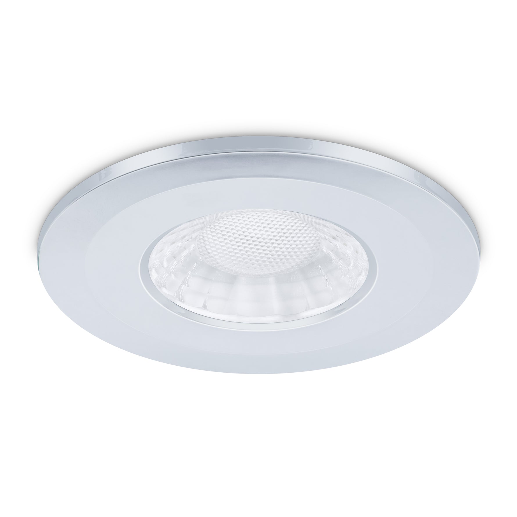 JCC Lighting JC1107/CH X50 Fire rated downlight Bezel Aluminium Chrome