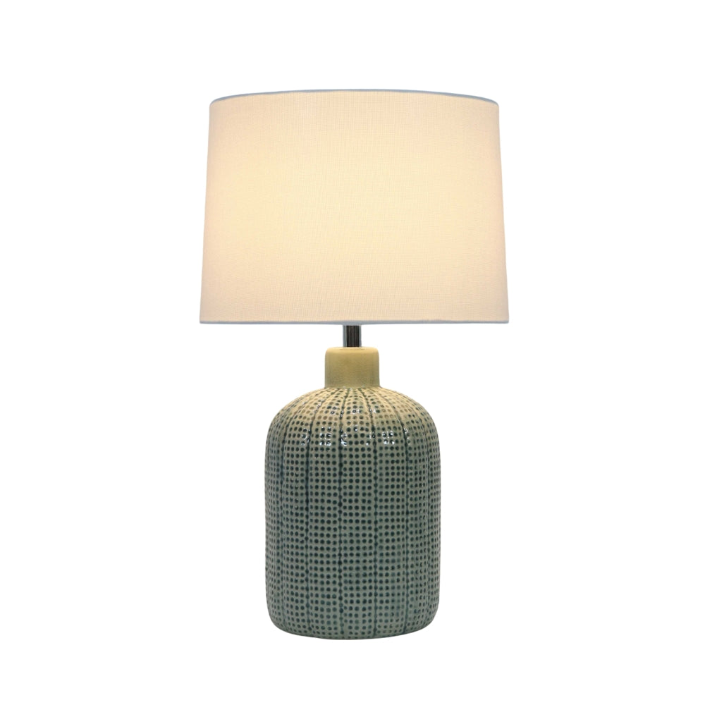 Magnalux Addison Ceramic Table Lamp Green Part Number - ADD01TL