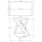 Elstead Lighting Table Lamp from the Aegeus range. Aegeus 1 Light Table Lamp – SKU AEGEUS-TL