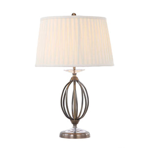 Elstead Lighting Table Lamp from the Aegean range. Aegean 1 Light Table Lamp Product Code = AG-TL-AGED-BRASS