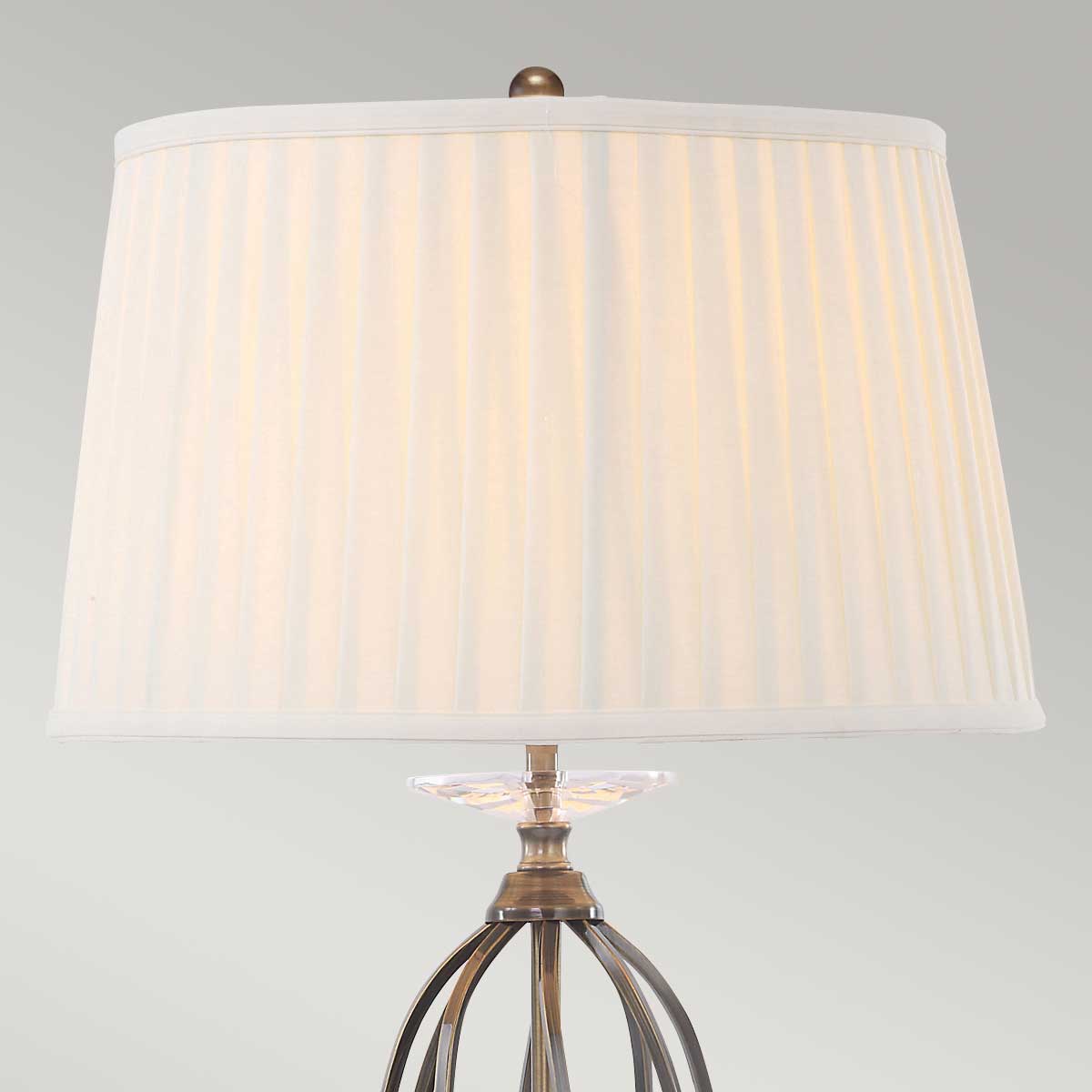 Elstead Lighting Table Lamp from the Aegean range. Aegean 1 Light Table Lamp Product Code = AG-TL-AGED-BRASS