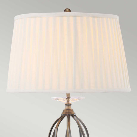 Elstead Lighting Table Lamp from the Aegean range. Aegean 1 Light Table Lamp Product Code = AG-TL-AGED-BRASS