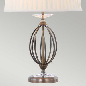Elstead Lighting Table Lamp from the Aegean range. Aegean 1 Light Table Lamp Product Code = AG-TL-AGED-BRASS