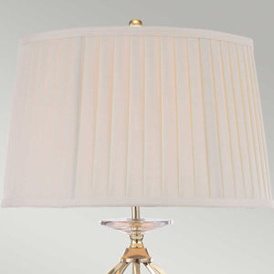 Elstead Lighting Table Lamp from the Aegean range. Aegean 1 Light Table Lamp Product Code = AG-TL-POL-BRASS