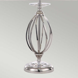 Elstead Lighting Table Lamp from the Aegean range. Aegean 1 Light Table Lamp Product Code = AG-TL-POL-NICKEL