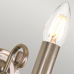 Elstead Lighting  Wall Light from the Aegean range. Aegean 1 Light Wall Light Product Code = AG1-AGED-BRASS