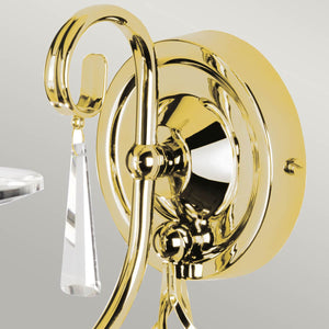 Elstead Lighting Wall Light from the Aegean range. Aegean 1 Light Wall Light Product Code = AG1-POL-BRASS