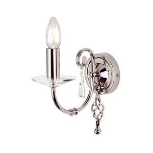 Elstead Lighting Wall Light from the Aegean range. Aegean 1 Light Wall Light Product Code = AG1-POL-NICKEL