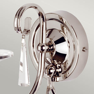 Elstead Lighting Wall Light from the Aegean range. Aegean 1 Light Wall Light Product Code = AG1-POL-NICKEL