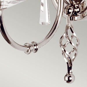 Elstead Lighting Wall Light from the Aegean range. Aegean 1 Light Wall Light Product Code = AG1-POL-NICKEL