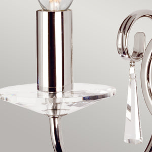 Elstead Lighting Wall Light from the Aegean range. Aegean 1 Light Wall Light Product Code = AG1-POL-NICKEL