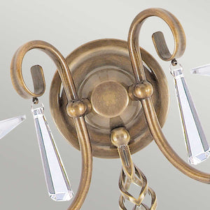Elstead Lighting Wall Light from the Aegean range. Aegean 2 Light Wall Light Product Code = AG2-AGED-BRASS