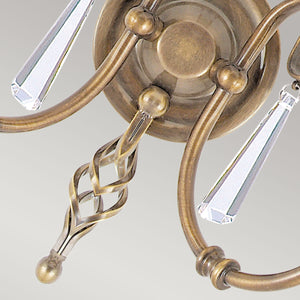 Elstead Lighting Wall Light from the Aegean range. Aegean 2 Light Wall Light Product Code = AG2-AGED-BRASS