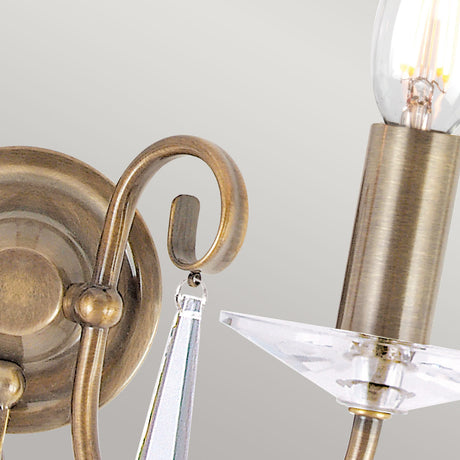 Elstead Lighting Wall Light from the Aegean range. Aegean 2 Light Wall Light Product Code = AG2-AGED-BRASS