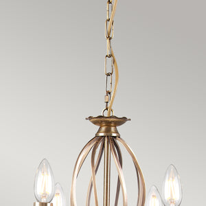 Elstead Lighting Chandelier from the Aegean range. Aegean 8 Light Chandelier Product Code = AG8-AGED-BRASS