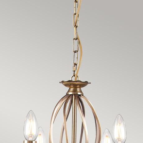 Elstead Lighting Chandelier from the Aegean range. Aegean 8 Light Chandelier Product Code = AG8-AGED-BRASS