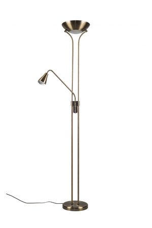 Magnalux Alba Mother and Child Floor Lamp Antique Brass Part Number - ALB02ABFL