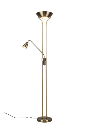 Magnalux Alba Mother and Child Floor Lamp Antique Brass Part Number - ALB02ABFL