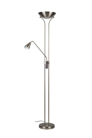 Magnalux Alba Mother and Child Floor Lamp Satin Chrome Part Number - ALB02SCFL