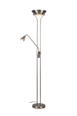 Magnalux Alba Mother and Child Floor Lamp Satin Chrome Part Number - ALB02SCFL