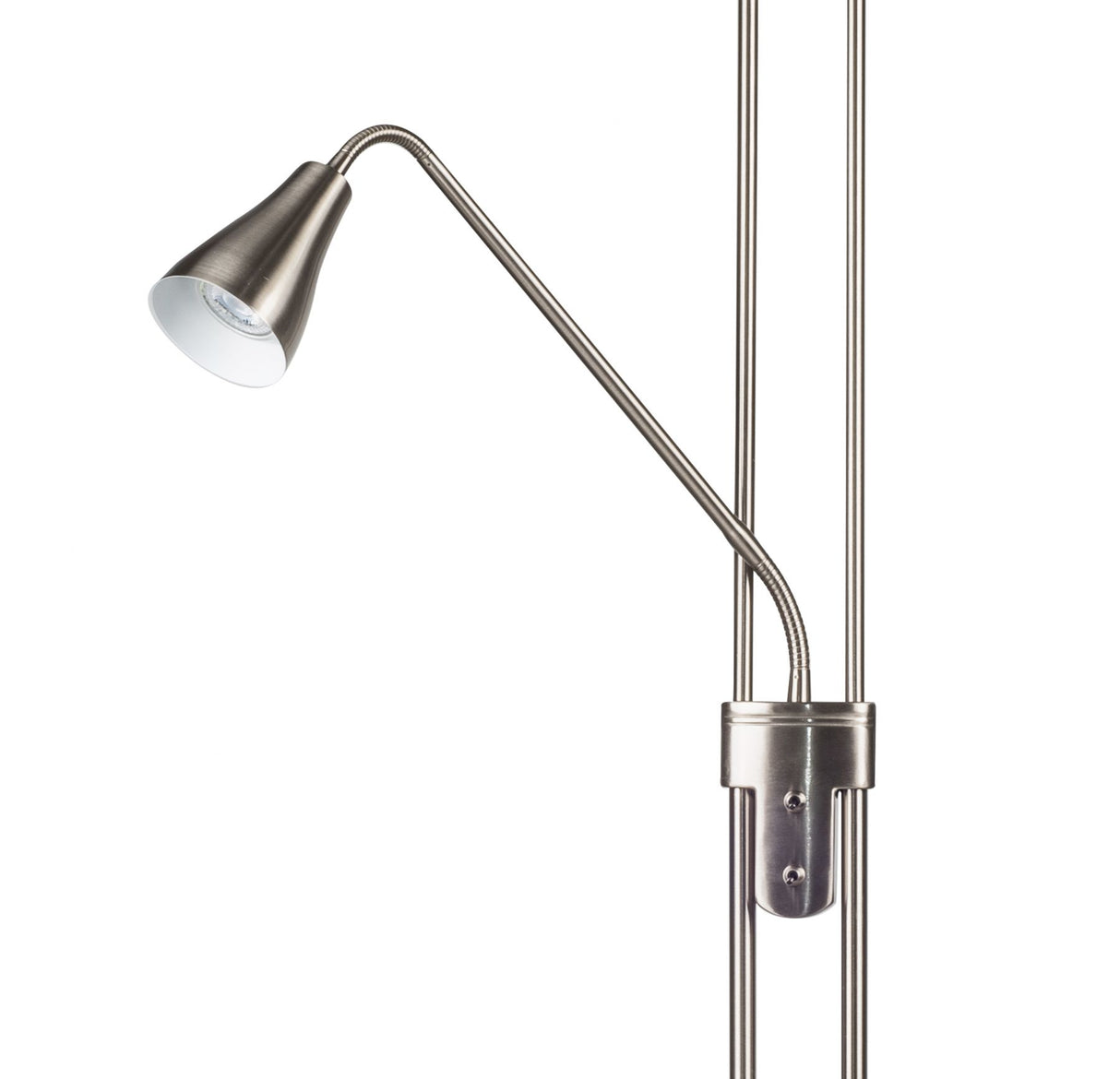 Magnalux Alba Mother and Child Floor Lamp Satin Chrome Part Number - ALB02SCFL