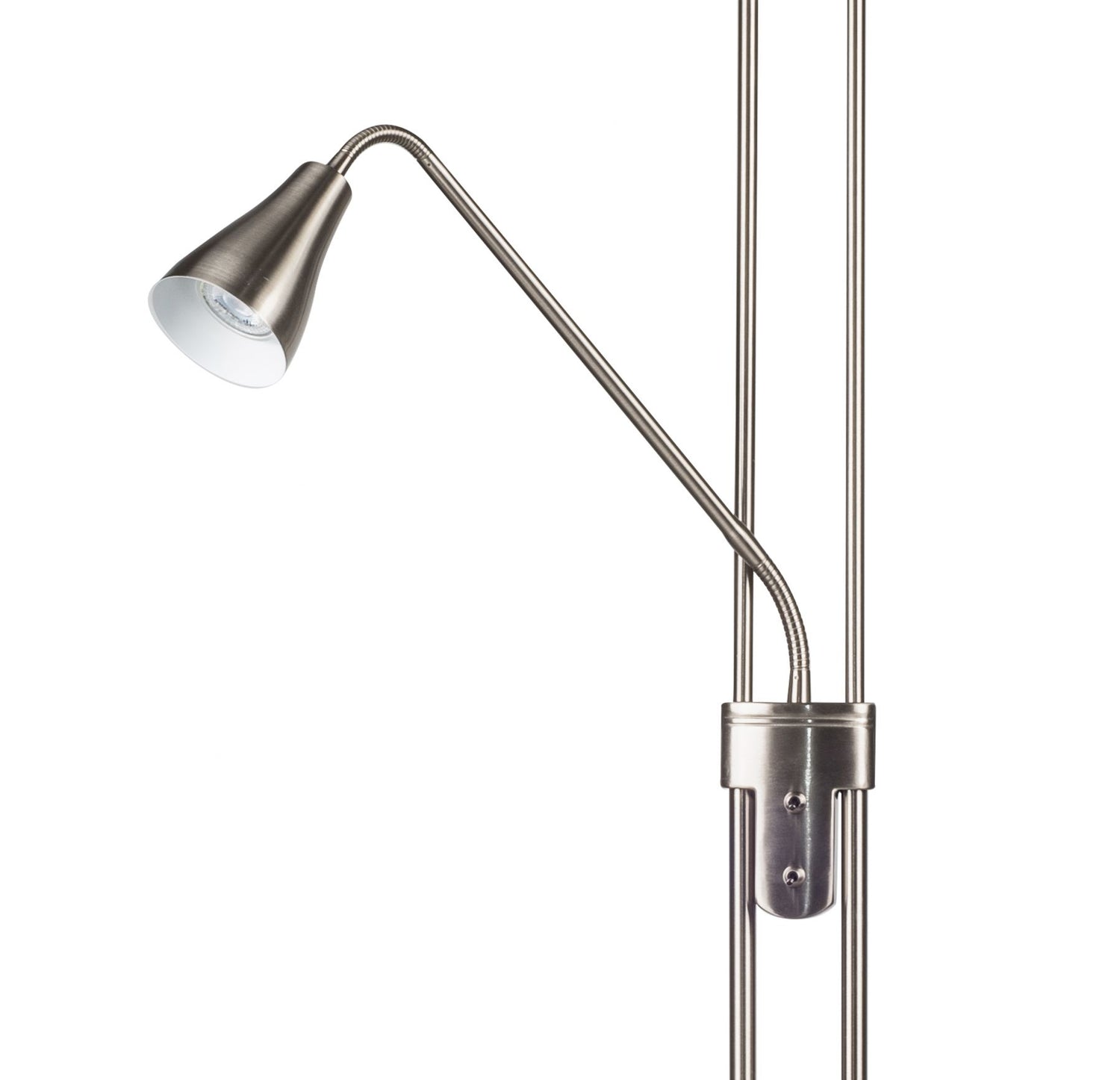 Magnalux Alba Mother and Child Floor Lamp Satin Chrome Part Number - ALB02SCFL