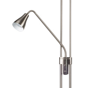 Magnalux Alba Mother and Child Floor Lamp Satin Chrome Part Number - ALB02SCFL