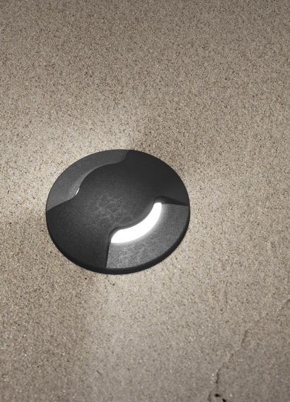 Magnalux Aldo Round 1Light 1.7W G9 LED Walkover Grey Part Number - ALDO1LGY