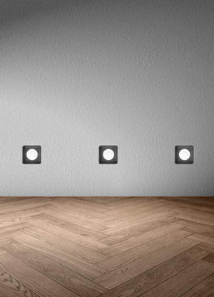 Magnalux Aldo Square 1.7W G9 LED Walkover Black Part Number - ALDOSQBL