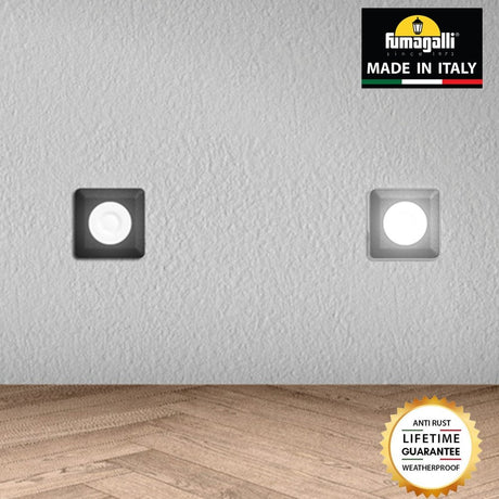 Magnalux Aldo Square 1.7W G9 LED Walkover Black Part Number - ALDOSQBL