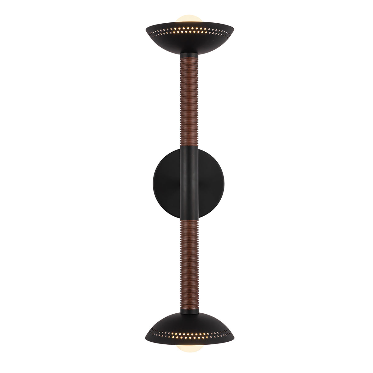 Arden 2 Light LED Wall Light  part no - ALM-ARDEN-LED-2WB-MB
