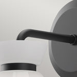 Alora Mood Halston 1 lt Wall Light part no - ALM-HALSTON-1WB-BK
