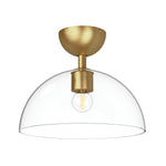 Alora Mood Jude 1 lt Semi Flush Light part no - ALM-JUDE-SF-GD-CL