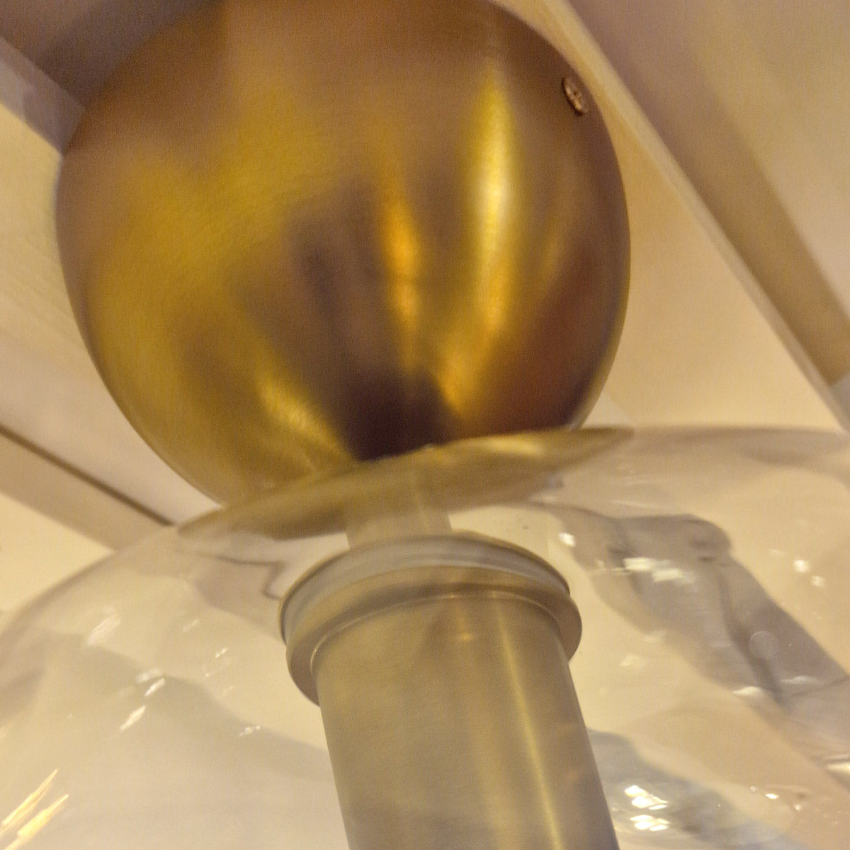 Alora Mood Jude 1 lt Semi Flush Light part no - ALM-JUDE-SF-GD-CL