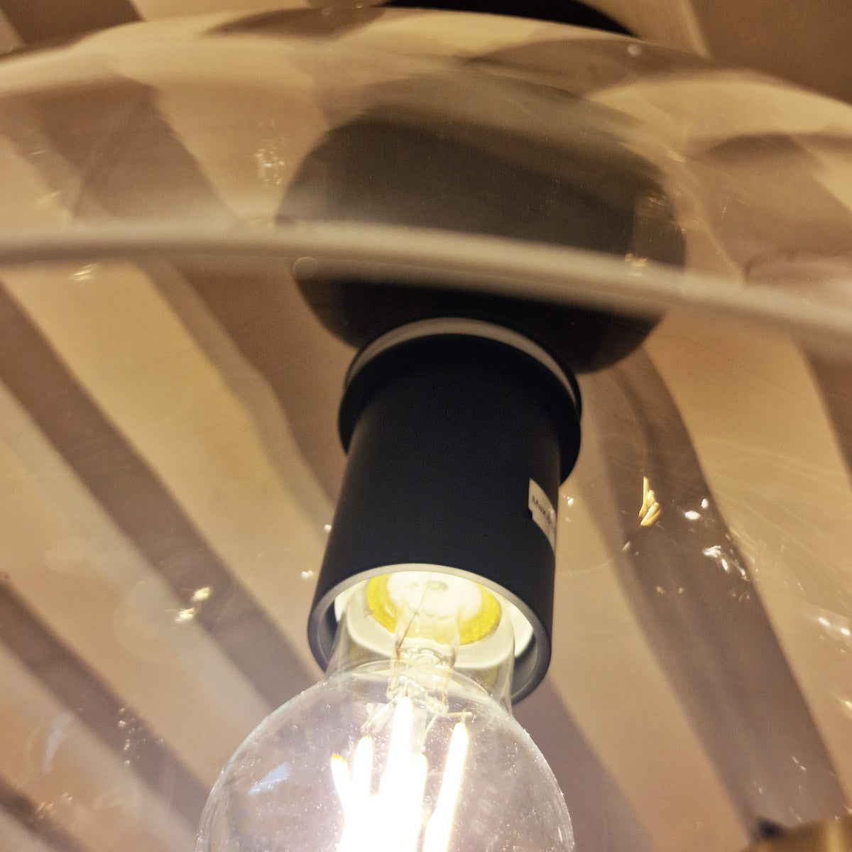 Alora Mood Jude 1 lt Semi Flush Light part no - ALM-JUDE-SF-MB-CL