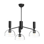 Alora Mood Jude 3 lt Chandelier part no - ALM-JUDE3-MB-CL